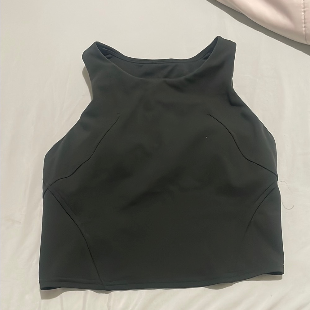 Dark forest green lululemon tank
